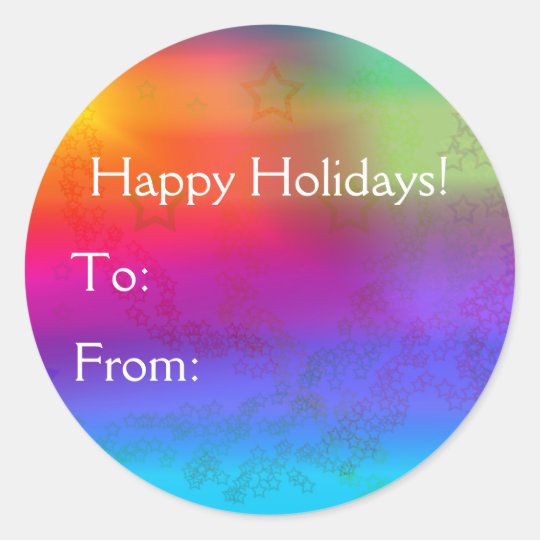 To And From Classic Round Sticker