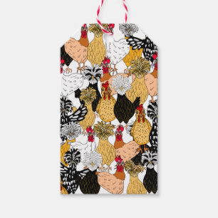 To and From Funny Chickens Gift Tags