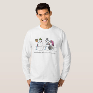 To Antarctica white long sleeve T-shirt