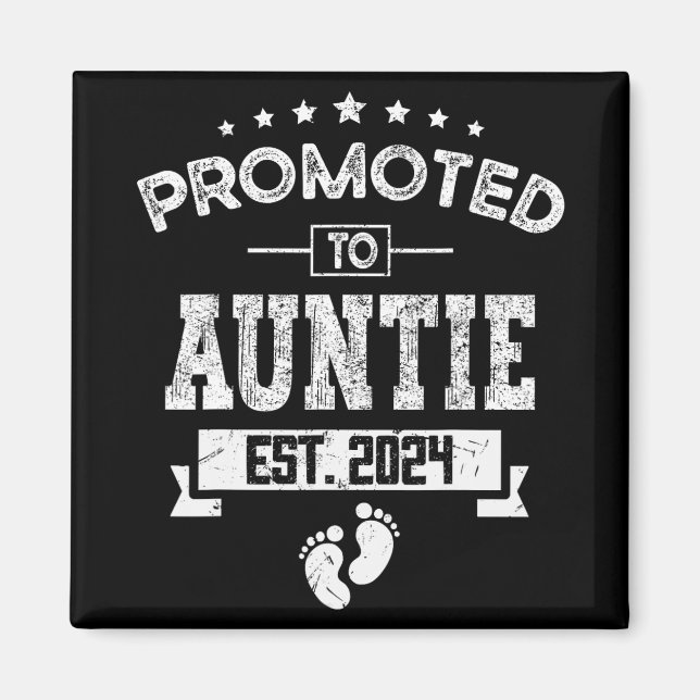 To Auntie 2024 New First Mothers Day 1st Time  Magnet (Front)