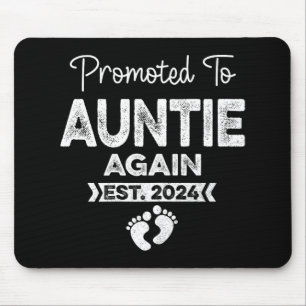 To Auntie Again Est 2024 Pregnancy Announcement 1 Mouse Mat