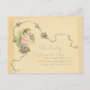 To Baby Postcard