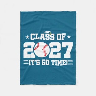 To Back School 2027 Baseball 2027 Fleece Blanket