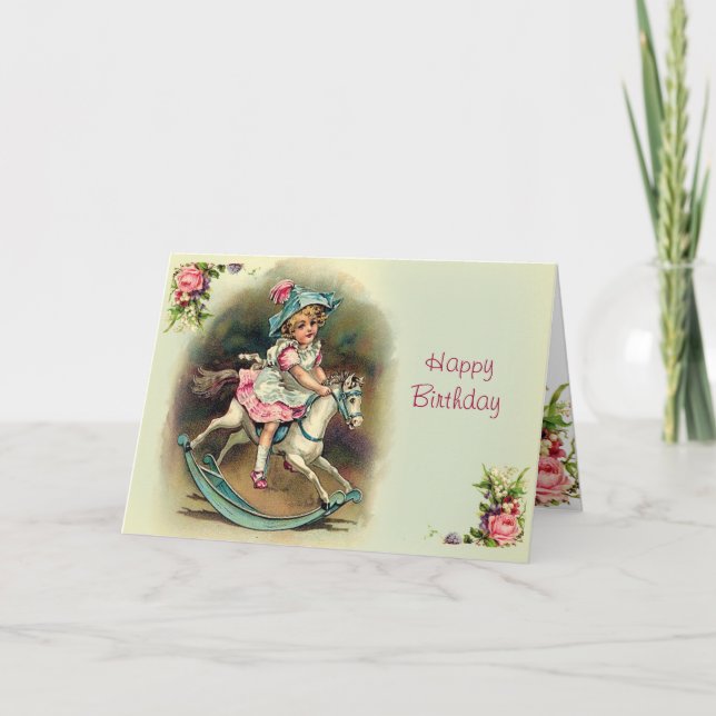 To Banbury Cross Happy Birthday Card (Front)