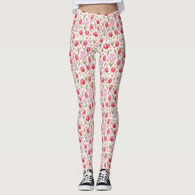 To Be A Flower, You Must Endure The Rain Leggings (Front)