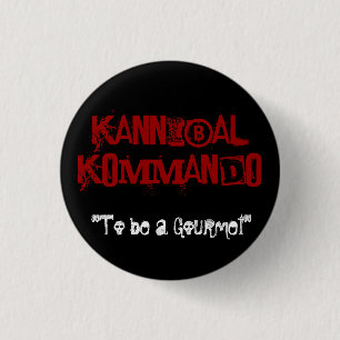 "To be a Gourmet" 3 Cm Round Badge