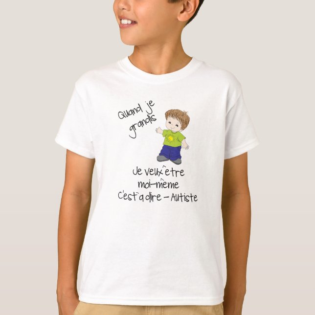 To be autistic T-Shirt (Front)