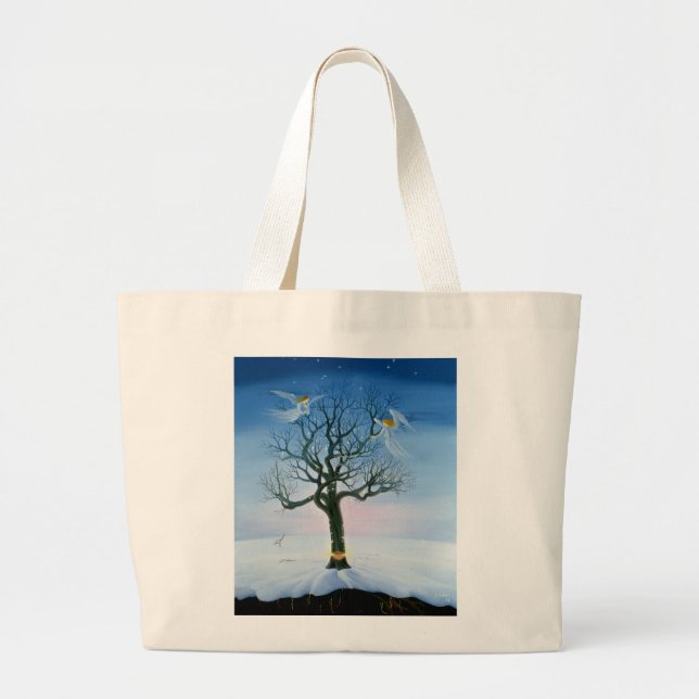 To Be Born Again 2000 Large Tote Bag (Front)