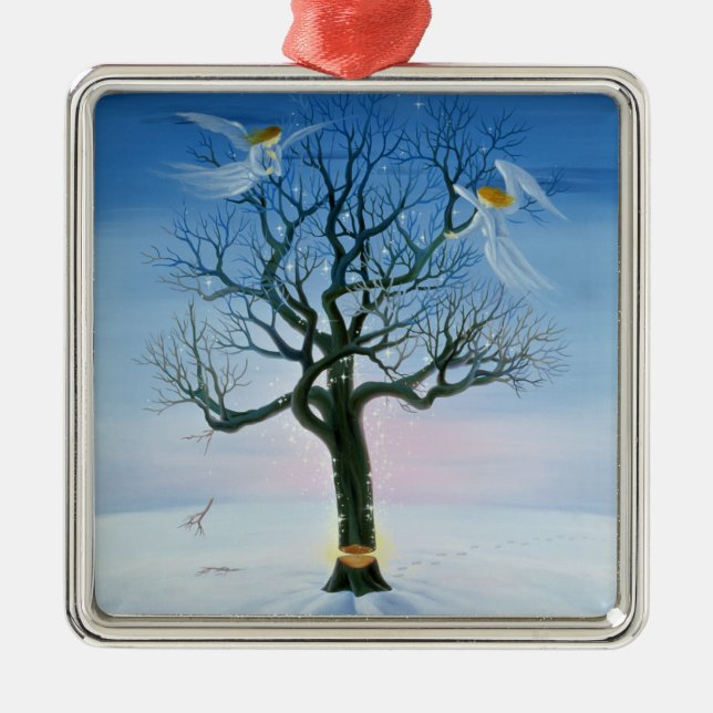 To Be Born Again 2000 Metal Tree Decoration (Front)