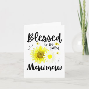 To Be Called Mawmaw Women Floral Cute Mothers Day  Card