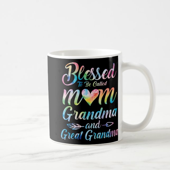 To Be Called Mum Grandma Great Grandma Mother's Da Coffee Mug (Right)
