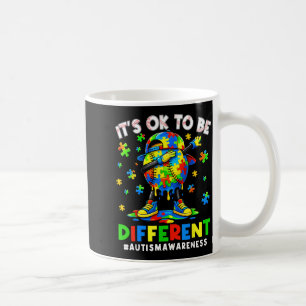to Be Different Baseball Dabbing Autism Awareness Coffee Mug