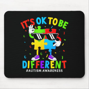 to Be Different for Mum Kids Women Autism Mouse Mat