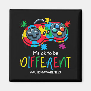 To be different gaming controller autism men boy magnet