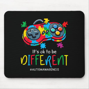 To be different gaming controller autism men boy mouse mat