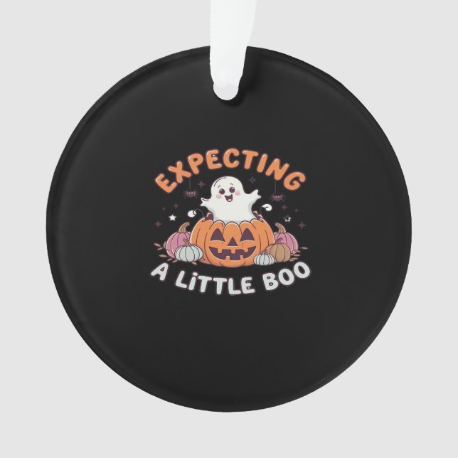 To Be Expecting Little Boo Ornament (Front)