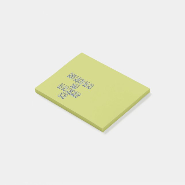 To Be Number One Post-it Notes (Angled)