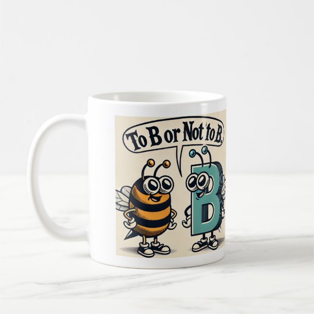 To be or not to be coffee mug (Left)