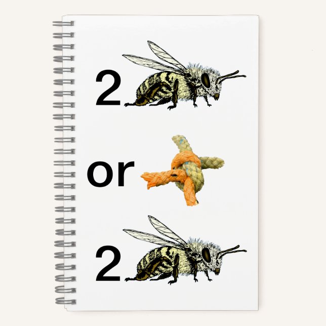 To be or not to be notebook (Front)