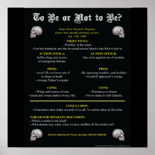 To Be or Not to Be? Poster