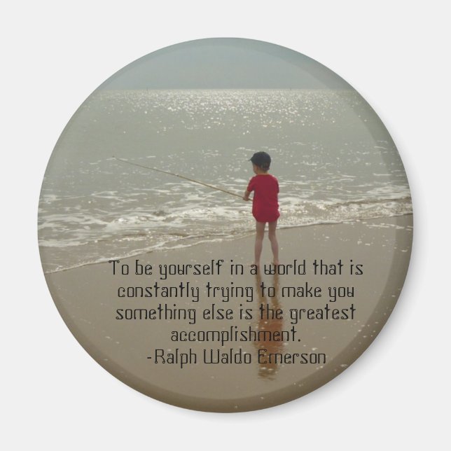 To Be Yourself Magnet (Front)