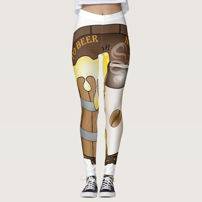 To beer or not to beer? leggings (Front)