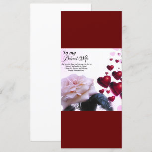 To Beloved Wife, Happy Valentine's day 