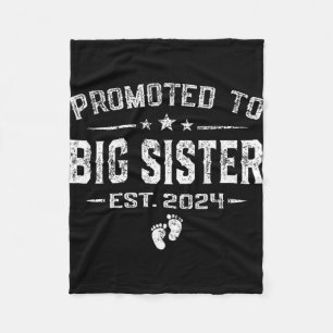To Big Sister 2024 Mothers Day First Time New Mum  Fleece Blanket