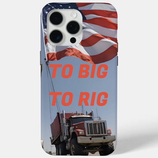 TO BIG TO RIG Case-Mate iPhone CASE (Back)