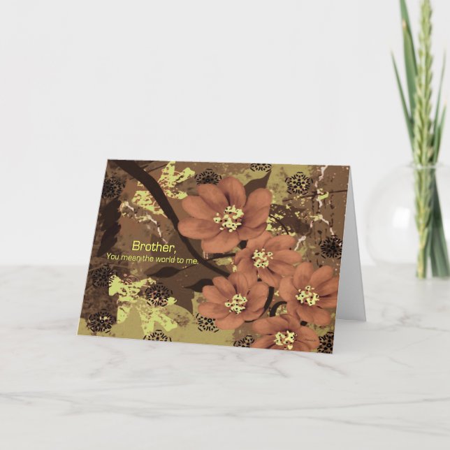 To Brother (Goodbye From Terminally ill Sibling) Card (Front)