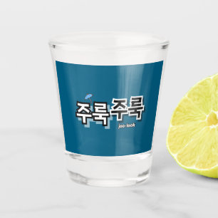To capture rain and tears : "주룩주룩“(joo-look) shot glass