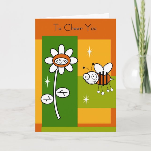 "To Cheer You" Encouragement Card (Front)