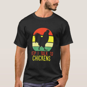To Chickens Vintage Chicken Farmer T-Shirt