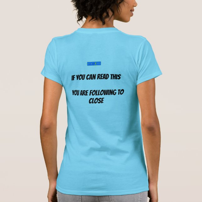 To Close Social distancing T-Shirt (Back)