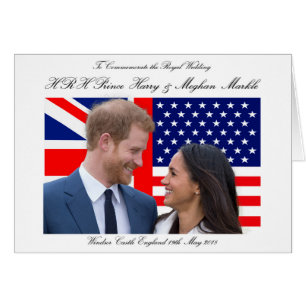 To Commemorate the Royal Wedding Harry and Meghan