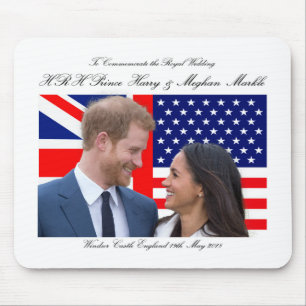 To Commemorate the Royal Wedding Harry and Meghan Mouse Mat
