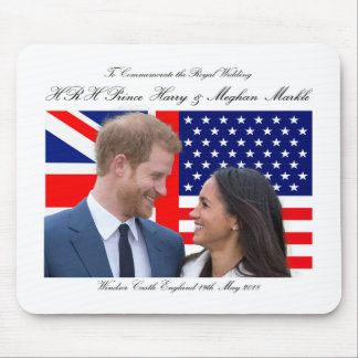 To Commemorate the Royal Wedding Harry and Meghan Mouse Mat
