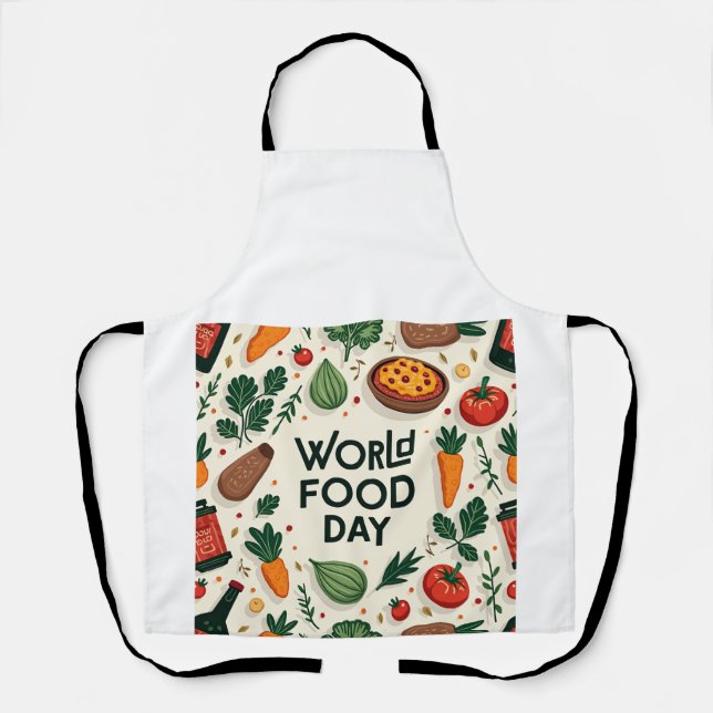 "To commemorate World Food Day" Apron (Front)