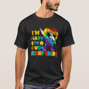 To Crush Second Grade Pop It Fidget Toy First Day T-Shirt