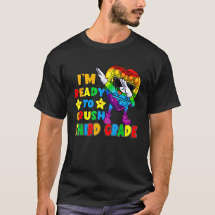 To Crush Third Grade Pop It Fidget Toy First Day O T-Shirt