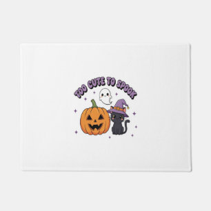 To Cute to Spook Halloween Doormat