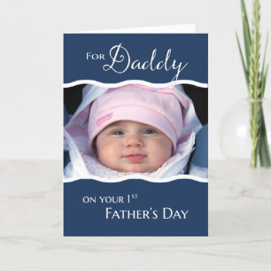 To Daddy on 1st Father's Day - Photo Card