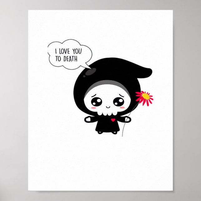 To Death - Funny Valentines Day Classic Poster (Front)