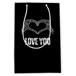 To Death - Skeleton Heart Hands Classic Medium Gift Bag