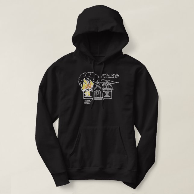 To Death's Heart Pullover Hoodie (Design Front)