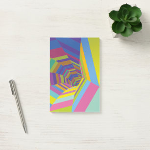 To disappear in colour post-it notes