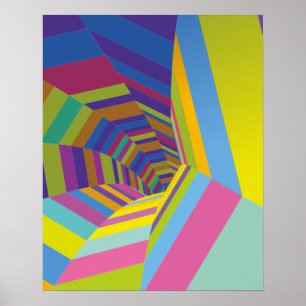 To disappear in colour poster