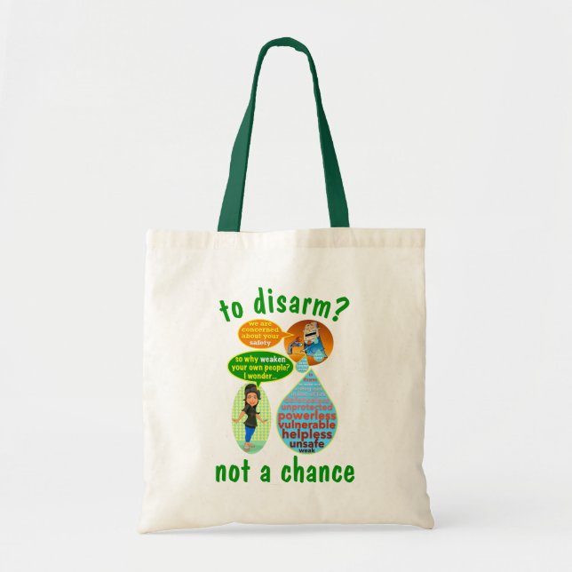 To disarm? tote bag (Front)