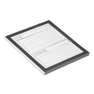 To Do and To Delegate Notepads
