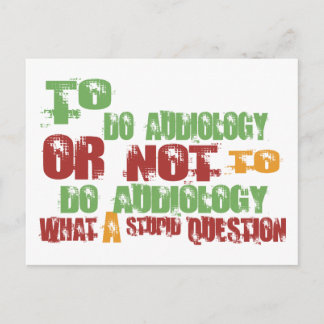 To Do Audiology Postcard